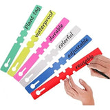 Återanvändbara växtetiketter i plast för trädgård och trädmärkning Carvallo