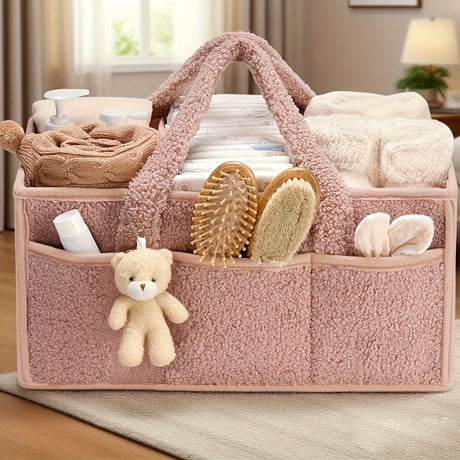Blöjväska för baby – Bärbar förvaringslåda för våtservetter, leksaker och sköttillbehör MILA Sverige