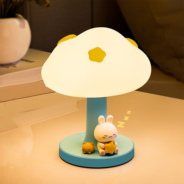 CozyCloud - USB Laddningsbar Silikon Bordslampa med Dimbart LED Ljus Carvallo