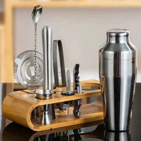 Stirré Elite Cocktail Set – Lyxig Metallisk Bar Kit Essentials Carvallo