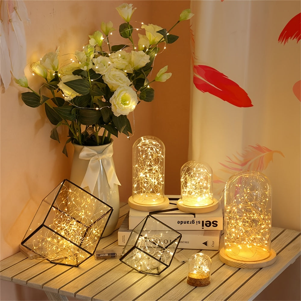 TwinkleWire - USB LED Koppartråd Ljuslina, Flerfärgad Dekoration Carvallo