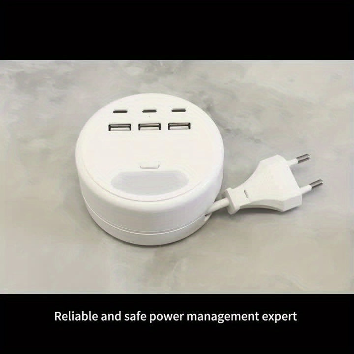 Smart överspänningsgrenuttag med USB-portar – 1,2 m förlängning med flera uttag MILA Sverige