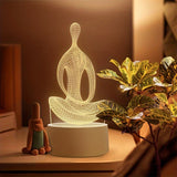 ZenLight - 3D Yoga Nattlampa med USB-anslutning Carvallo