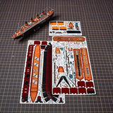 Titanic 3D Metallmodellkit – Detaljerad DIY-modell för kreativa hantverkare Carvallo