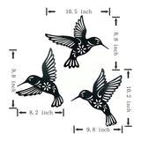 NatureFlare - Elegant metal Kolibri wall art for timeless home decor Carvallo