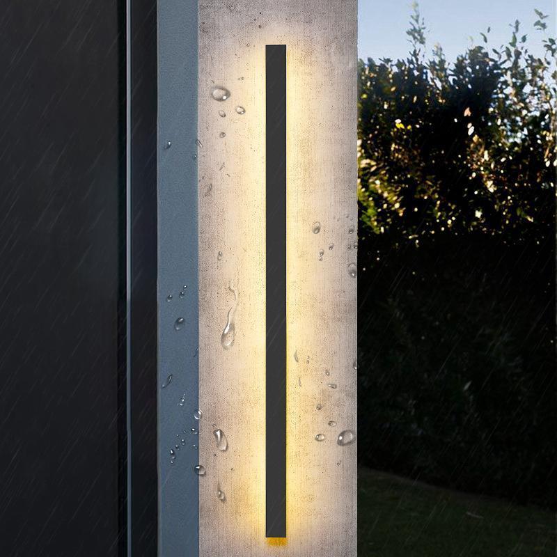 Utomhus Vägglampa Modern Svart LED Vägglampor Carvallo