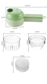 KitchenPro - Multifunktionell elektrisk grönsaksskärare MILA Sverige