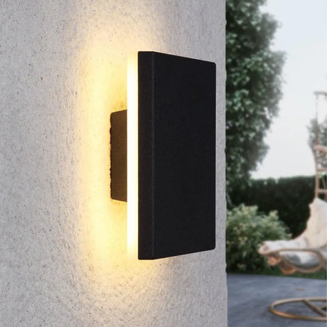 Vägglampa Modern Svart Utomhus LED Lampa Carvallo