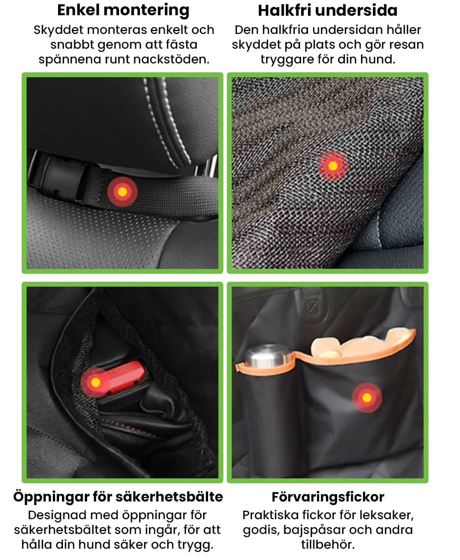 Bilsätesskydd För Husdjur och Passagerare-leksaker-VaruZ-Hemnix