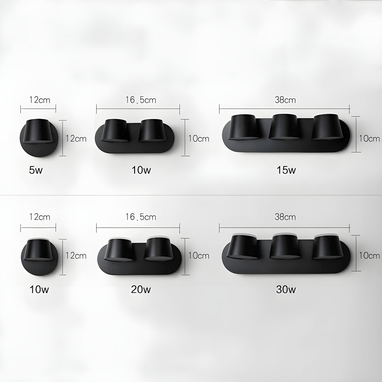 BrightWay Light – Justerbar 360-graders LED-vägglampa Carvallo