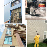 Luxora 4000 PSI Teleskopisk Högtryckstvättstång Set för Ränna & Takavlopp & Väggar Rengöring Carvallo