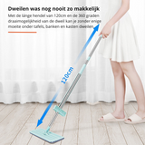 Carvallo FlexiWisch EasyMop | Med vinklad urvridningsfunktion | 2 tvättbara pads | Lätt & kompakt | Används utan hink Carvallo