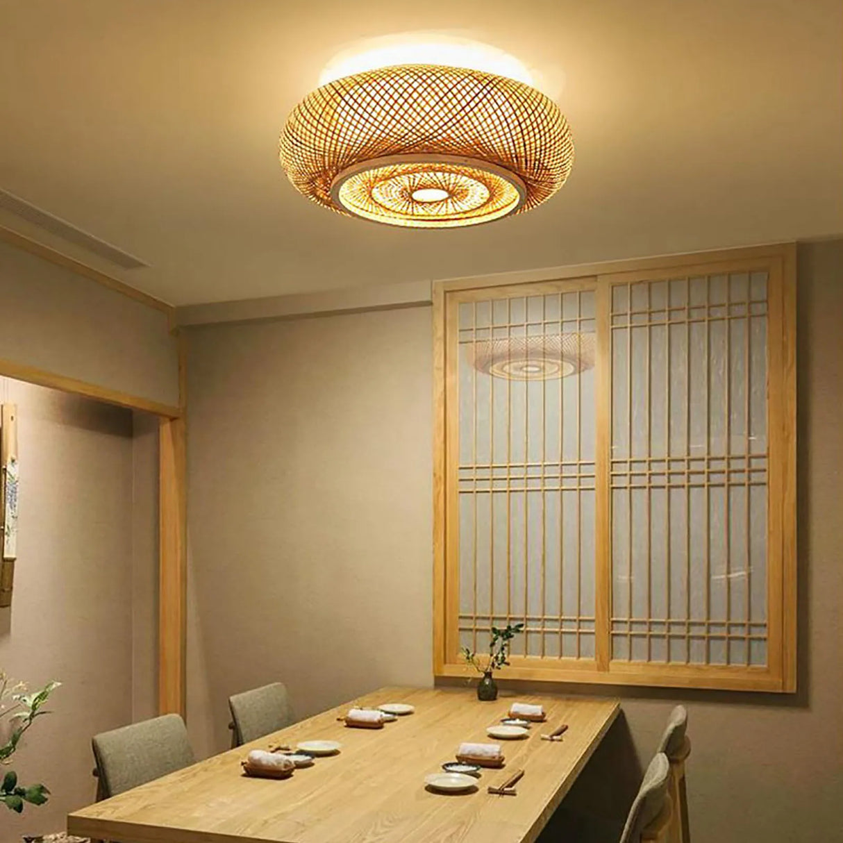 ZenLight - Bambu Inbyggnadslampa för Tak Carvallo