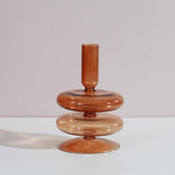 Royaleva Handgjorda Glasljushållare - Eleganta Dekorativa Accentbitar Carvallo