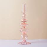 Royaleva Handgjorda Glasljushållare - Eleganta Dekorativa Accentbitar Carvallo