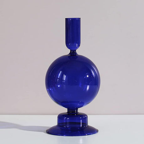 Royaleva Handgjorda Glasljushållare - Eleganta Dekorativa Accentbitar Carvallo