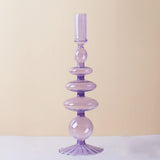 Royaleva Handgjorda Glasljushållare - Eleganta Dekorativa Accentbitar Carvallo