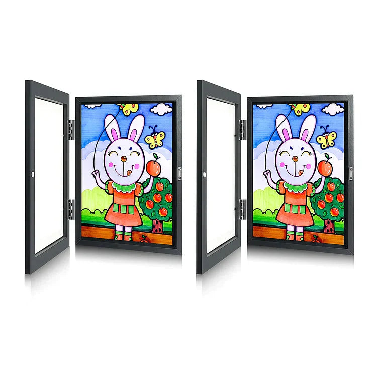 ForeverFrame® Ram för barns konst (2st)-0-Hemnix-✔ Gratis frakt på denna vara-Svart-4st - Få två till för 299kr-Hemnix