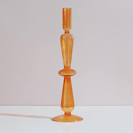 Royaleva Handgjorda Glasljushållare - Eleganta Dekorativa Accentbitar Carvallo