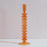 Royaleva Handgjorda Glasljushållare - Eleganta Dekorativa Accentbitar Carvallo