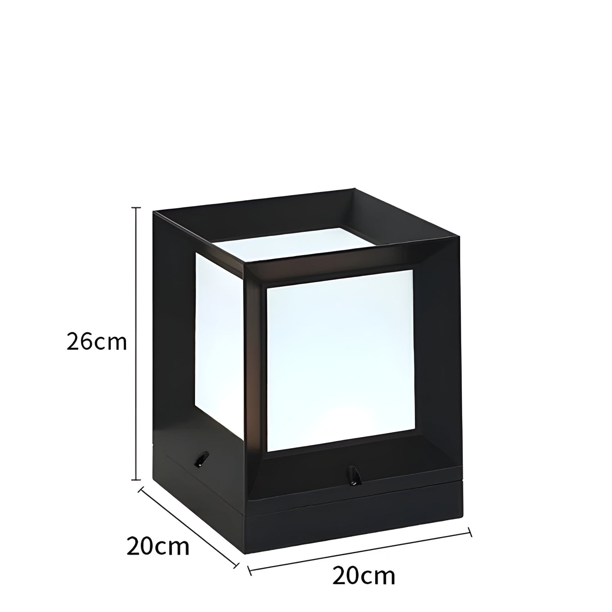 GroveGlow Light - Avslappnad LED-utomhuspelarlampa Carvallo