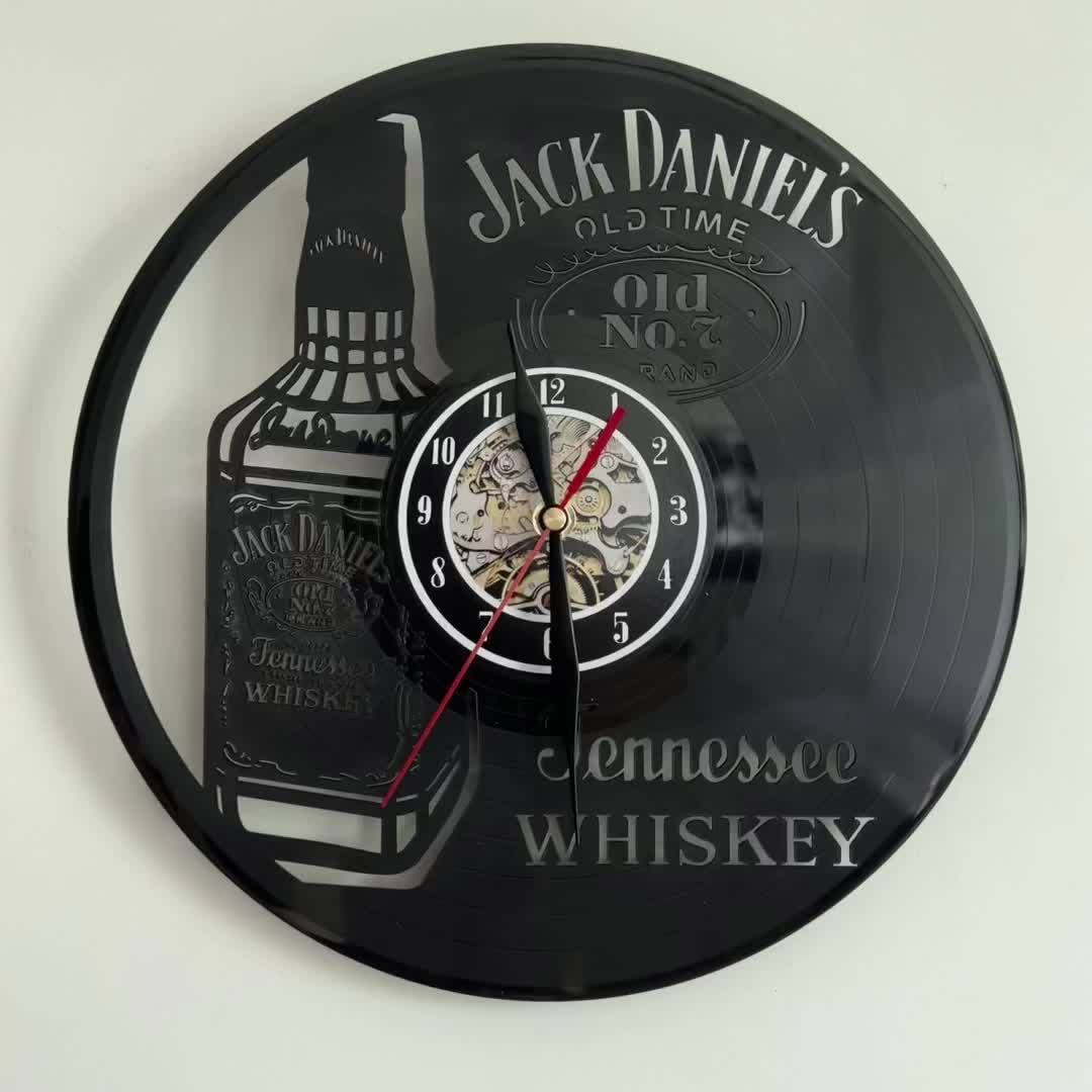 Vinylskivor Väckarklocka - Whisky Tema, Stil, För Vardagsrum och Kontorsinredning Carvallo