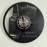 Vinylskivor Väckarklocka - Whisky Tema, Stil, För Vardagsrum och Kontorsinredning Carvallo