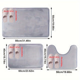 Mjukt minnesfoam badmatta set - För komfort och lyx Carvallo