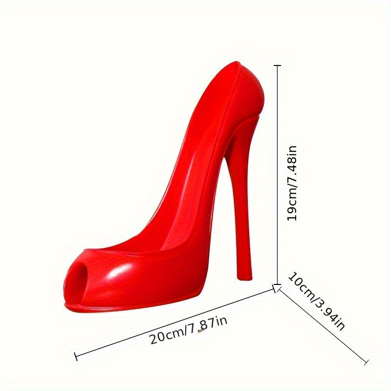 Carvallo VinoChic Högklackat | Design-inredningsaccessoar | 100 cm Höjd | Kreativ skohylla i plast Carvallo