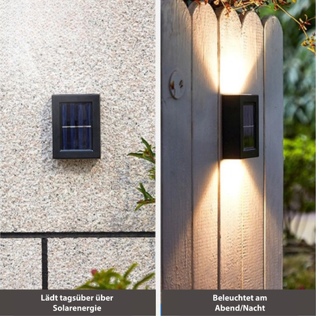Utomhus Solenergi LED Vägglampa Modern Carvallo