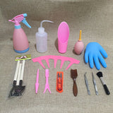 Sukkulentträdgårdsverktygsset med sprayflaska och tillbehör Carvallo