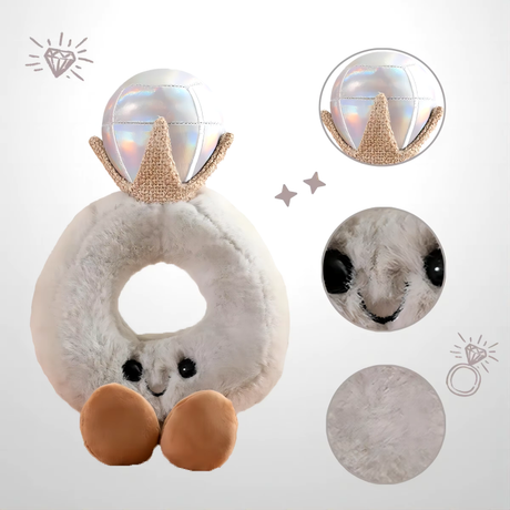 Carvallo – Diamantring i plysch för lekfull dekoration och roliga presenter Carvallo