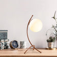 LumiSphere Gold Glass Bordslampa – Elegant glöd, tidlös design MILA Sverige