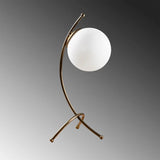 LumiSphere Gold Glass Bordslampa – Elegant glöd, tidlös design MILA Sverige