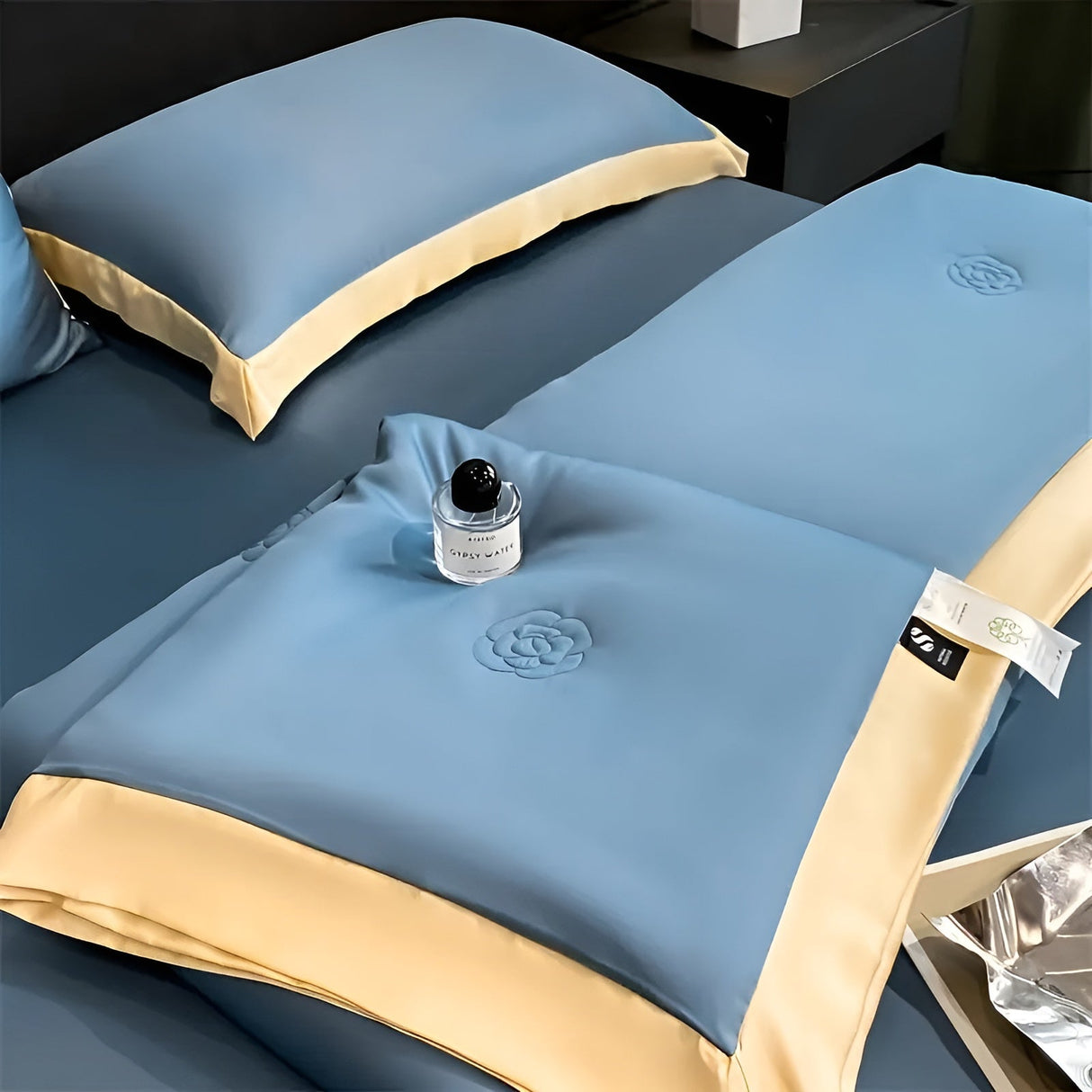 Sommarbäddset 3-delat – Kylning & Silkeslen | Med blommönster & iskylande tyg Carvallo