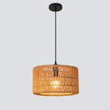 Rotting Taklampa – Kreativ Handgjord Flätad Wicker Design Hemnix