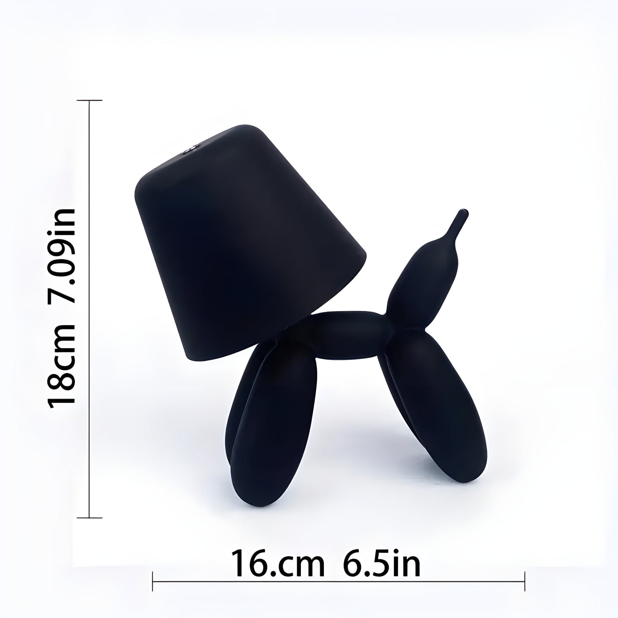 BrightPaws Lampa – USB-laddning Ballonghund Touch LED Bordslampa Carvallo