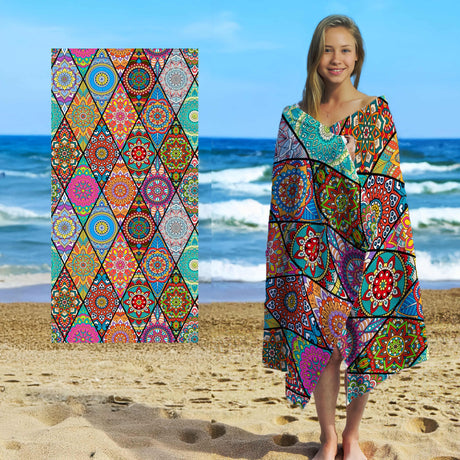 Mikrofiberstrandlakan – Mjukt, iögonfallande, stor passform MILA Sverige