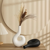 Comodo Spiral Vase Minimalism Stil Carvallo