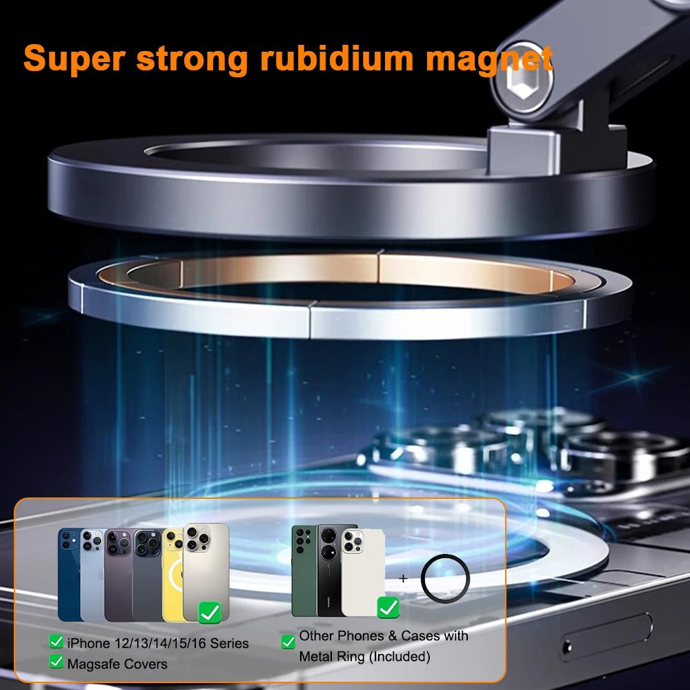 360° Rotation Vacuum Magnetic Car Phone Holder Carvallo