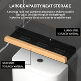 Stilig Vägghylla Toalettpapperhållare – Perfekt för Badrumsorganisation Carvallo