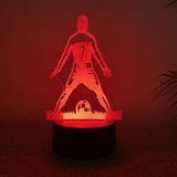 SportGlow - 3D Fotbollspelare LED Nattlampa med Färgändring Carvallo