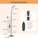 Flexibel LED Golvlampa - Perfekt för Läsning och Avkoppling Carvallo