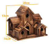 NatureNest - Artisan Birdhouse med sex mysiga ingångar Carvallo