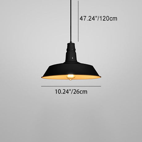 Samtida industriell taklampa i rundjärn MILA Sverige