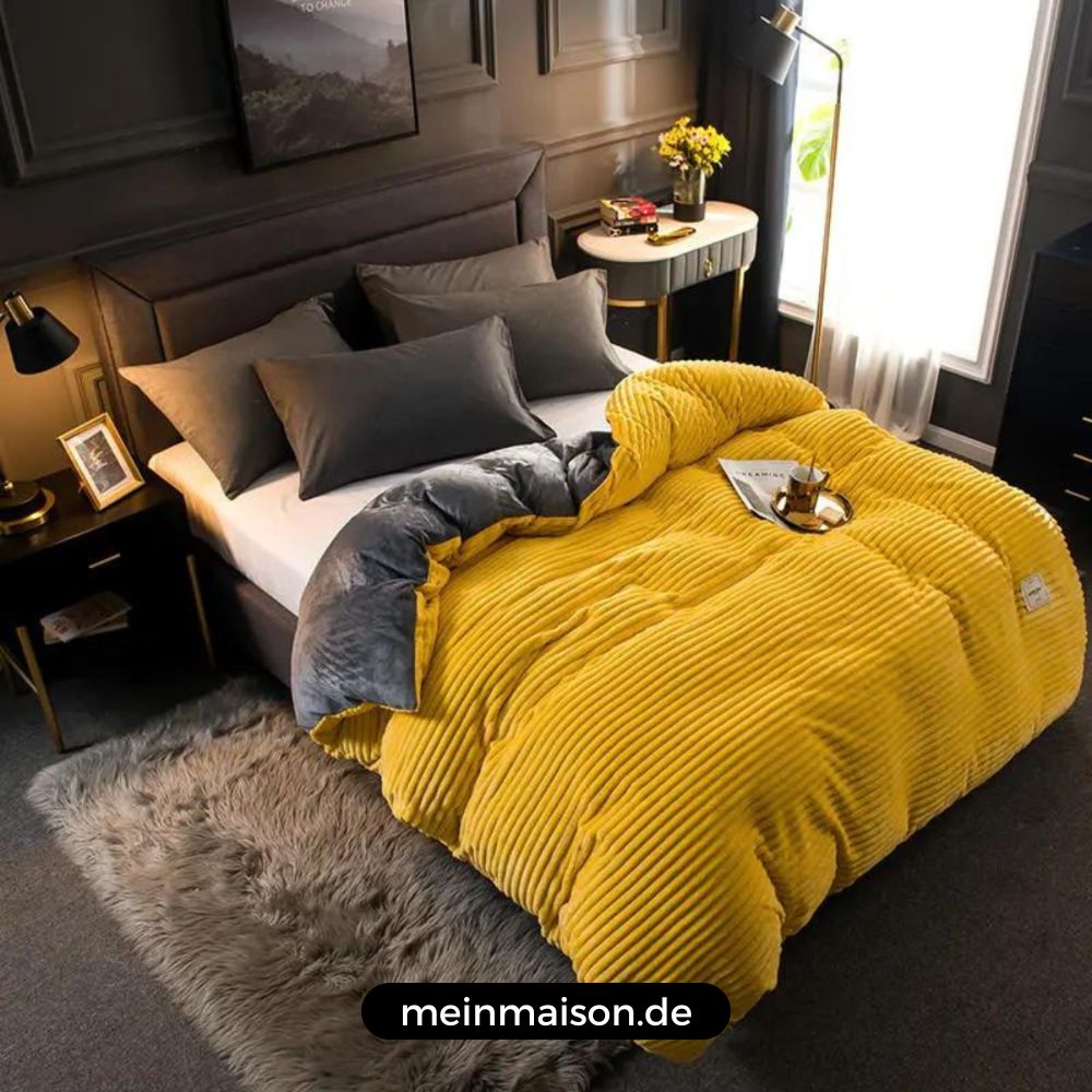 SweetDreams™ - Samt-Fleece-sängfilt | Ultimatisk komfort Carvallo