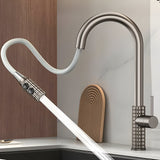 QuintaFlow - Hög båge metall kökskran Carvallo