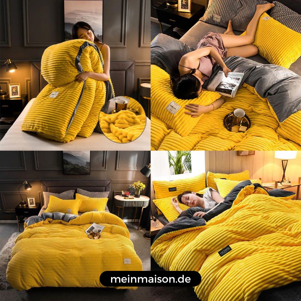 SweetDreams™ - Samt-Fleece-sängfilt | Ultimatisk komfort Carvallo
