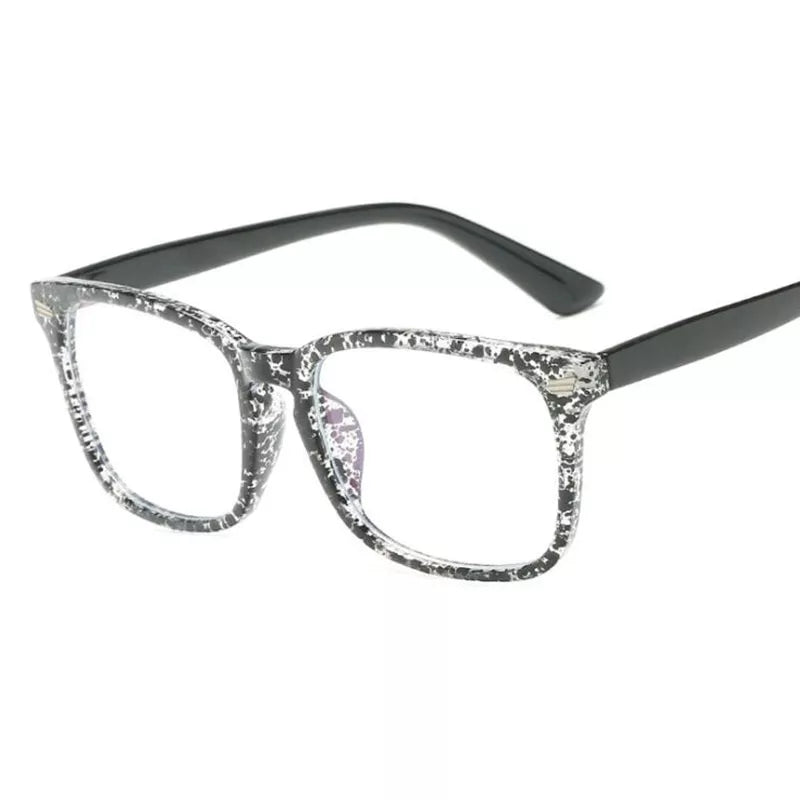 Blått ljusblockerande fyrkantiga glasögon Carvallo