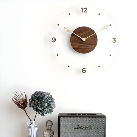 Carvallo - Minimalistisk tyst väggur med ren design för vilket rum som helst Carvallo